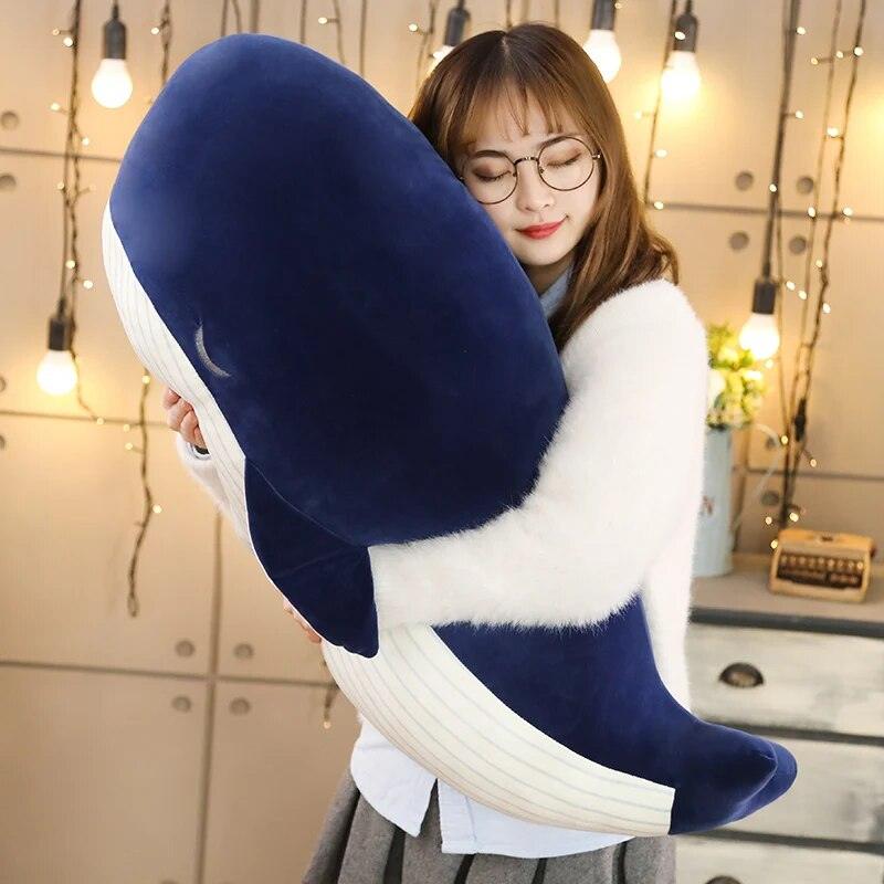 1pc 25CM Cartoon Super Soft Plush Toy Sea Animal Big Blue Whale Soft Toy Stuffed Animal Fish Lovely Children's birthday gift - Brand My Case