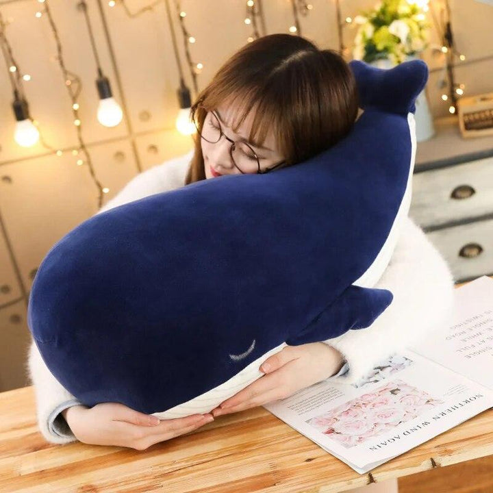 1pc 25CM Cartoon Super Soft Plush Toy Sea Animal Big Blue Whale Soft Toy Stuffed Animal Fish Lovely Children's birthday gift - Brand My Case