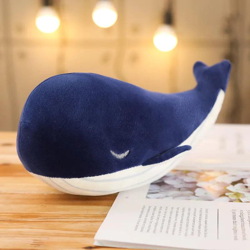 1pc 25CM Cartoon Super Soft Plush Toy Sea Animal Big Blue Whale Soft Toy Stuffed Animal Fish Lovely Children's birthday gift - Brand My Case