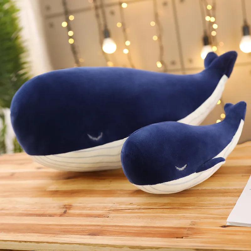 1pc 25CM Cartoon Super Soft Plush Toy Sea Animal Big Blue Whale Soft Toy Stuffed Animal Fish Lovely Children's birthday gift - Brand My Case