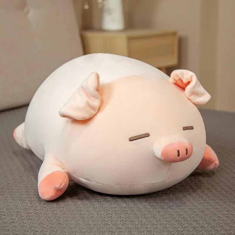 1pc 40/50cm Squishy Pig Stuffed Doll Lying Plush Piggy Toy Animal Soft Plushie Pillow for Kids Baby Comforting Birthday Gift - Brand My Case