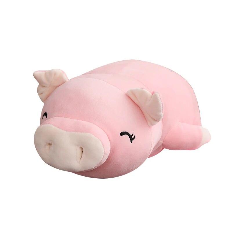 1pc 40/50cm Squishy Pig Stuffed Doll Lying Plush Piggy Toy Animal Soft Plushie Pillow for Kids Baby Comforting Birthday Gift - Brand My Case