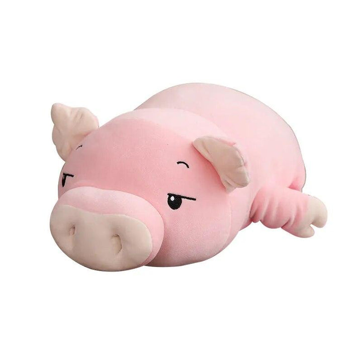 1pc 40/50cm Squishy Pig Stuffed Doll Lying Plush Piggy Toy Animal Soft Plushie Pillow for Kids Baby Comforting Birthday Gift - Brand My Case