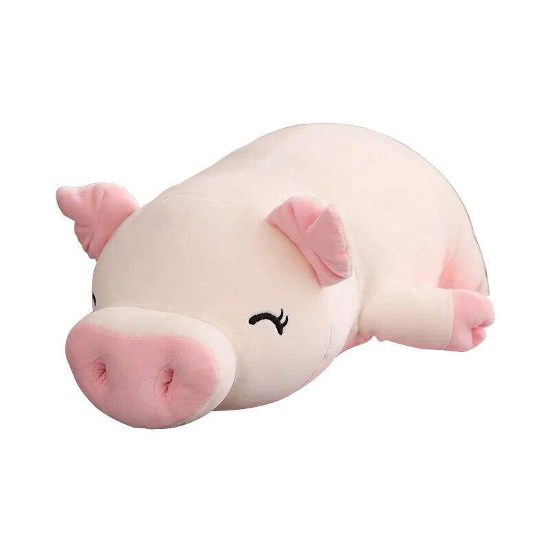 1pc 40/50cm Squishy Pig Stuffed Doll Lying Plush Piggy Toy Animal Soft Plushie Pillow for Kids Baby Comforting Birthday Gift - Brand My Case