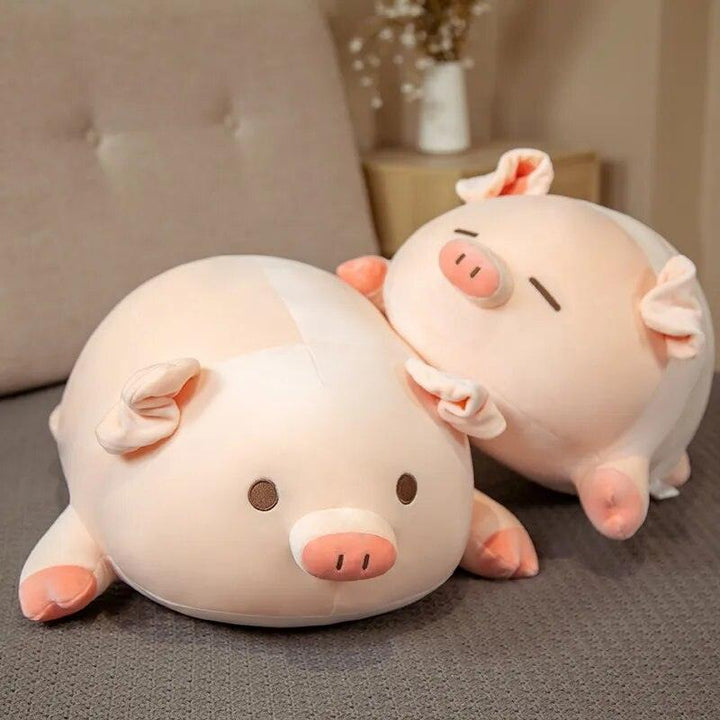 1pc 40/50cm Squishy Pig Stuffed Doll Lying Plush Piggy Toy Animal Soft Plushie Pillow for Kids Baby Comforting Birthday Gift - Brand My Case