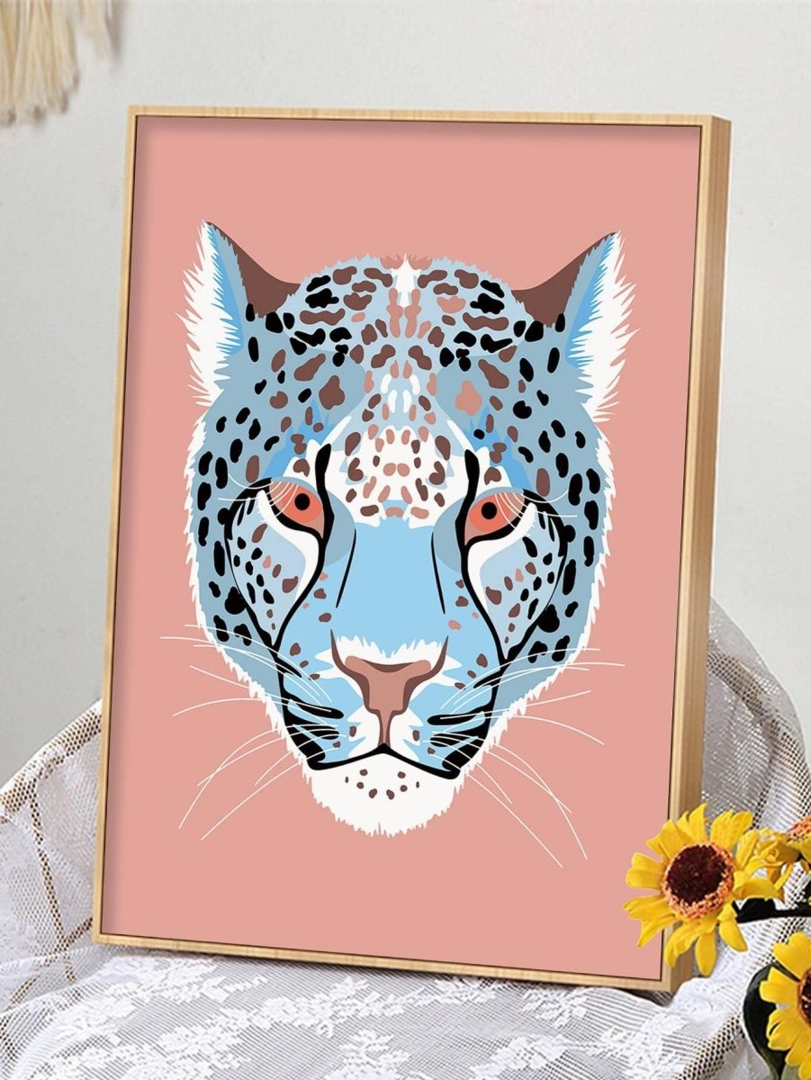 1pc Chemical Fiber Painting Without Frame Modern Leopard Pattern Wall Art Painting For Home Wall Decor - Brand My Case