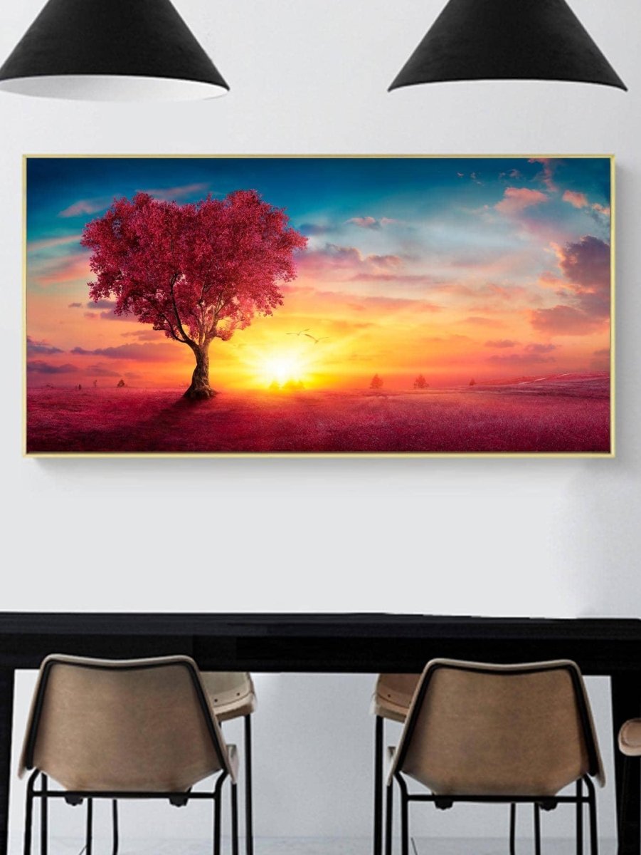 1pc Chemical Fiber Unframed Painting Modern Beach Pattern Unframed Painting For Home - Brand My Case