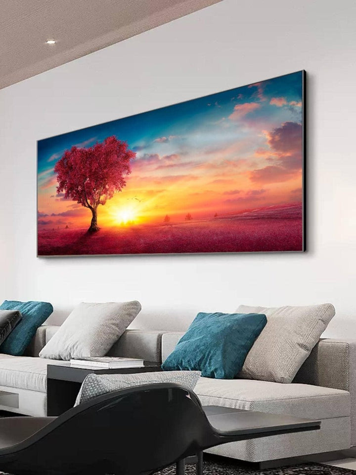 1pc Chemical Fiber Unframed Painting Modern Beach Pattern Unframed Painting For Home - Brand My Case