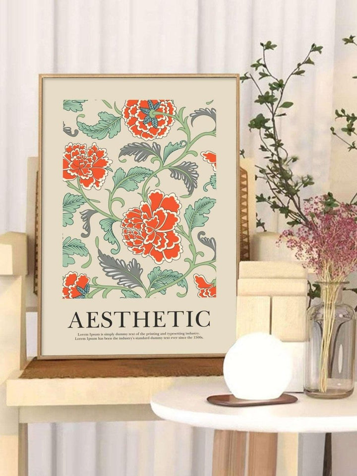 1pc Chemical Fiber Unframed Painting Modern Flower Pattern Unframed Picture For Home - Brand My Case