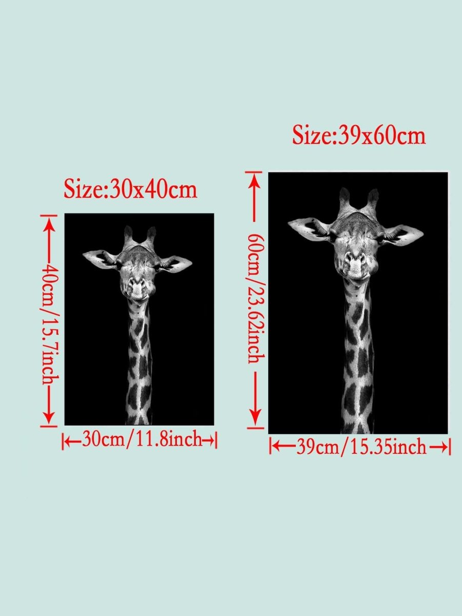 1pc Chemical Fiber Wall Art Print Poster Giraffe Pattern Wall Art Painting For Home Wall Decor - Brand My Case