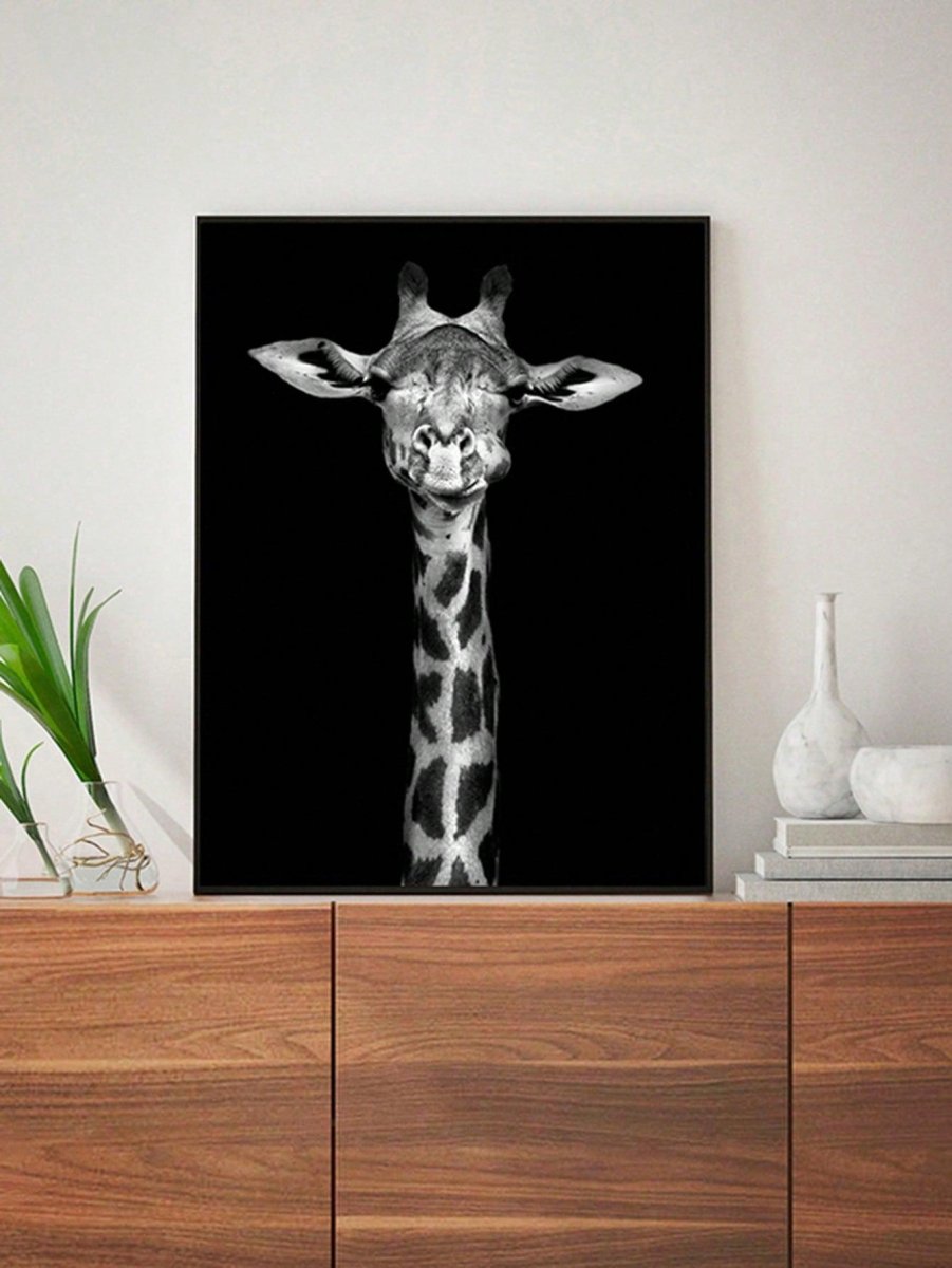 1pc Chemical Fiber Wall Art Print Poster Giraffe Pattern Wall Art Painting For Home Wall Decor - Brand My Case