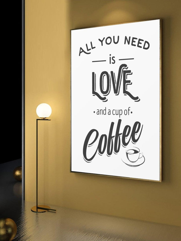 1pc Coffee Pattern Wall Painting Hanging Wall Art Prints Frame Not Include For Home Decor - Brand My Case