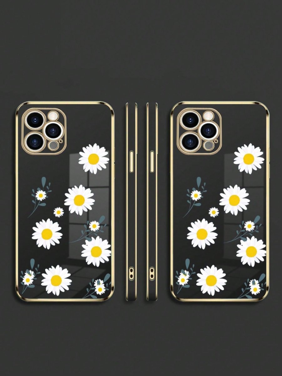 1pc Daisy Pattern Phone Case - Brand My Case