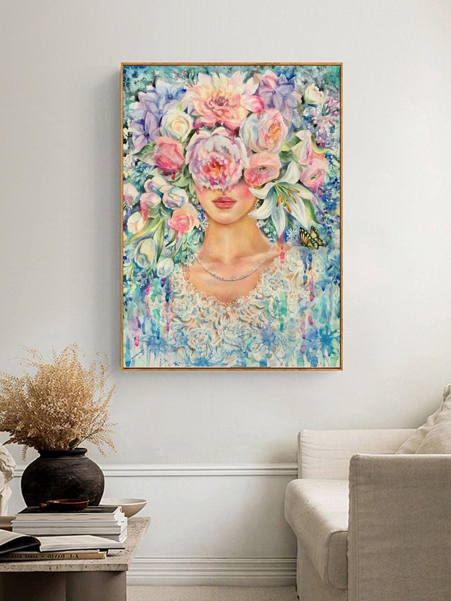 1pc Figure Graphic Unframed Painting Modern Chemical Fiber Frameless Painting For Home Decor - Brand My Case