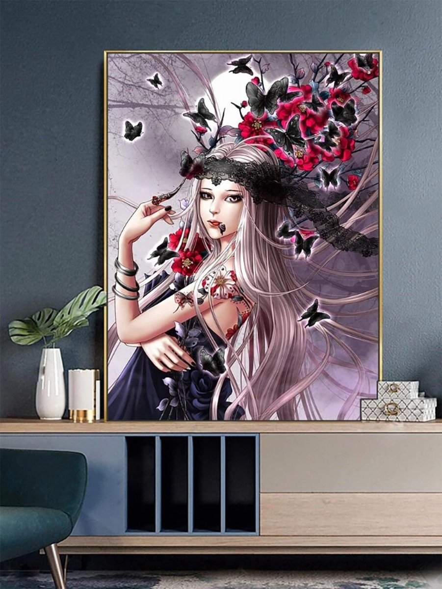 1pc Figure Graphic Unframed Painting Modern Chemical Fiber Frameless Painting For Home Decor - Brand My Case