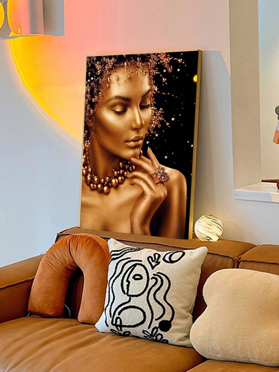 1pc Figure Graphic Unframed Painting Modern Chemical Fiber Frameless Painting For Home Decor - Brand My Case