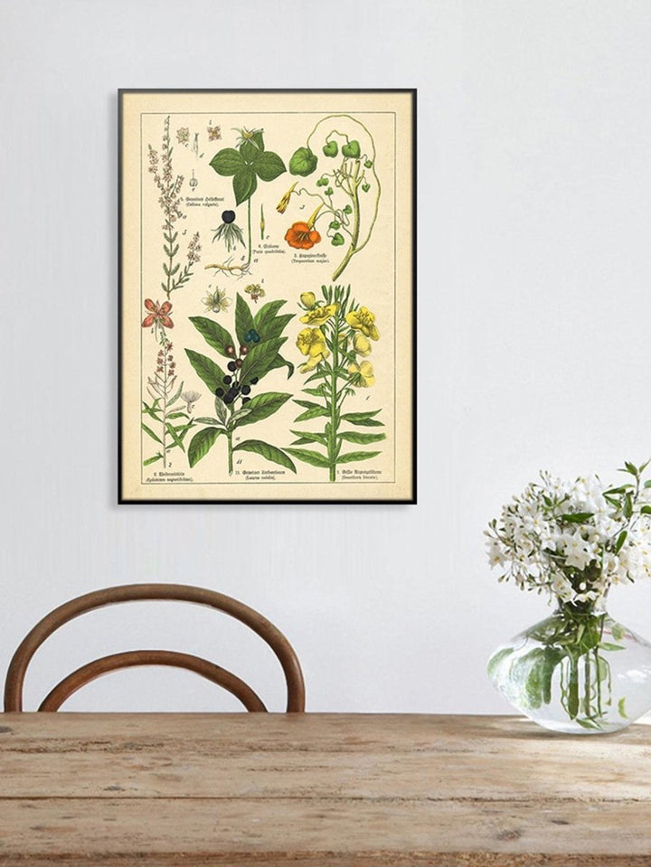 1pc Plant Print Unframed Painting - Brand My Case