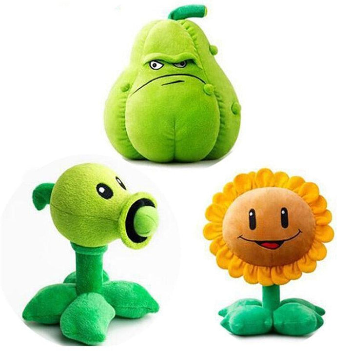 1pcs 30cm Plants vs Zombies Plush Toys PVZ Pea Shooter Sunflower Squash Soft Stuffed Toy Doll for Children Kids Gifts - Brand My Case