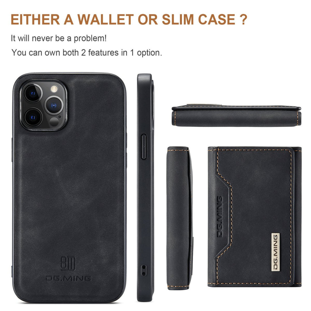 2 in 1 Mini Wallet Detachable Back Cover Phone Case For iPhone Samsung - Brand My Case