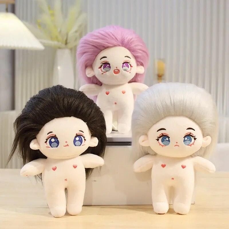 20cm Kawaii IDol Doll Anime Plush Star Dolls Stuffed Customization Figure Toys Cotton Baby Plushies Toys Fans Collection Gift - Brand My Case