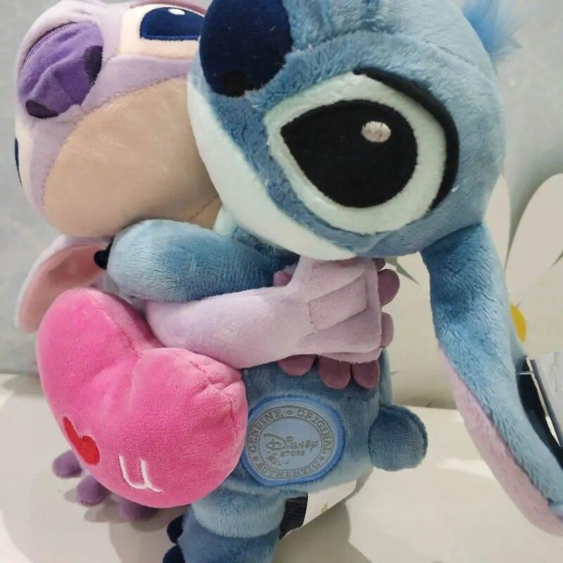 20cm Lilo And Stitch Plush Toys Holding love Stitch Angel Stuffed Soft doll For Couple girlfriend gifts - Brand My Case