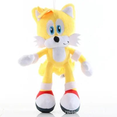 20cm Sonic The Hedgehog Plush Doll Cute Shadow Knuckles Doll Model Keychain Backpack Decoration Pendant Children's Toys Gifts