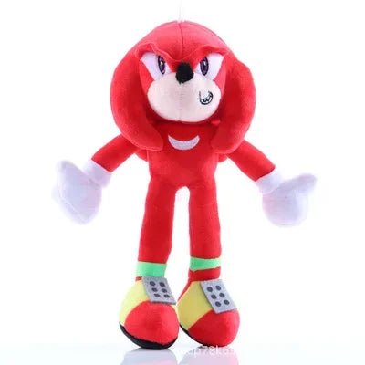 20cm Sonic The Hedgehog Plush Doll Cute Shadow Knuckles Doll Model Keychain Backpack Decoration Pendant Children's Toys Gifts