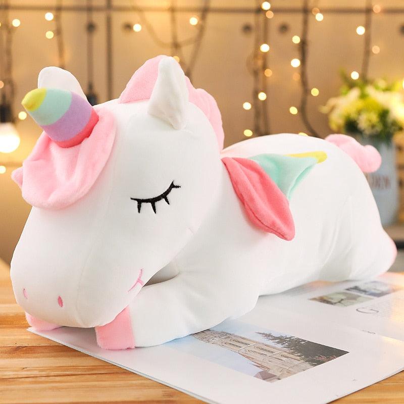 25-100cmKawaii Giant Unicorn Plush Toy Soft Stuffed Unicorn Soft Dolls Animal Horse Toys For Children Girl Pillow Birthday Gifts - Brand My Case