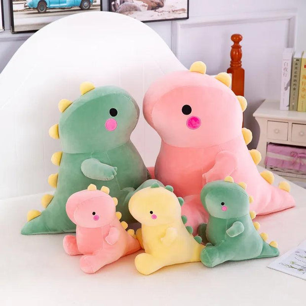 25-50CM Lovely Dinosaur Plush Toys Super Soft Cartoon Stuffed Animal Dino Dolls for Kids Baby Hug Doll Sleep Pillow Home Decor - Brand My Case