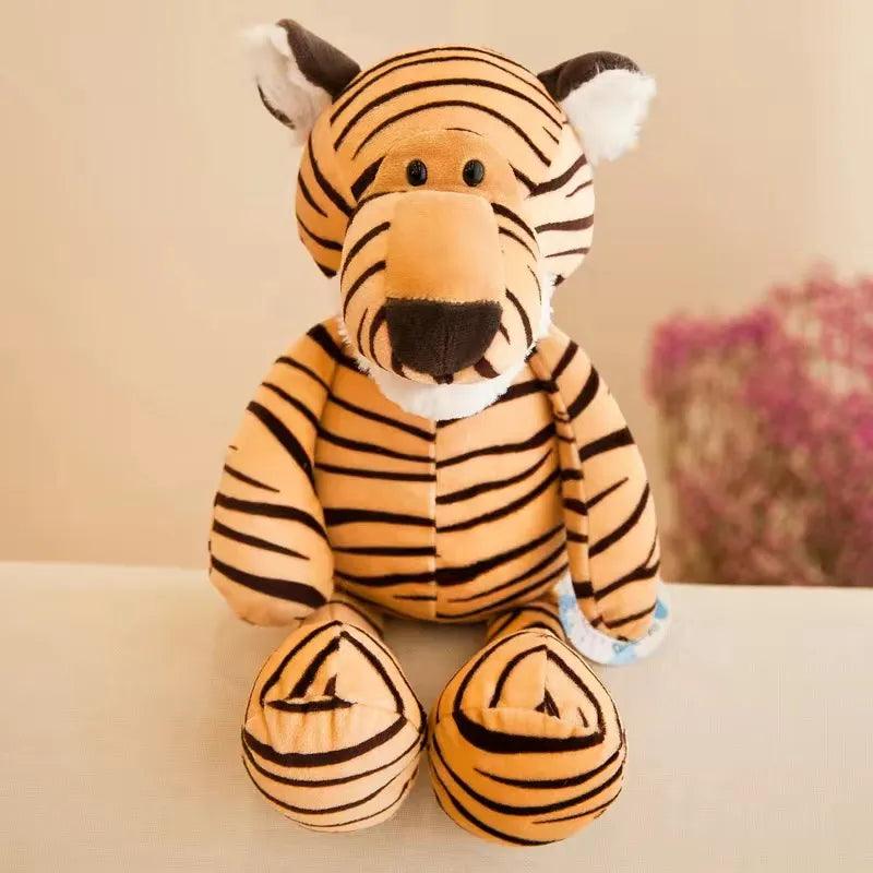 25cm 35cm Super Cute Stuffed Toys for Kids Sleeping Mate Jungle Animals Dolls Elephant Dog Tiger Fox Lion Giraffe Raccoon Monkey - Brand My Case