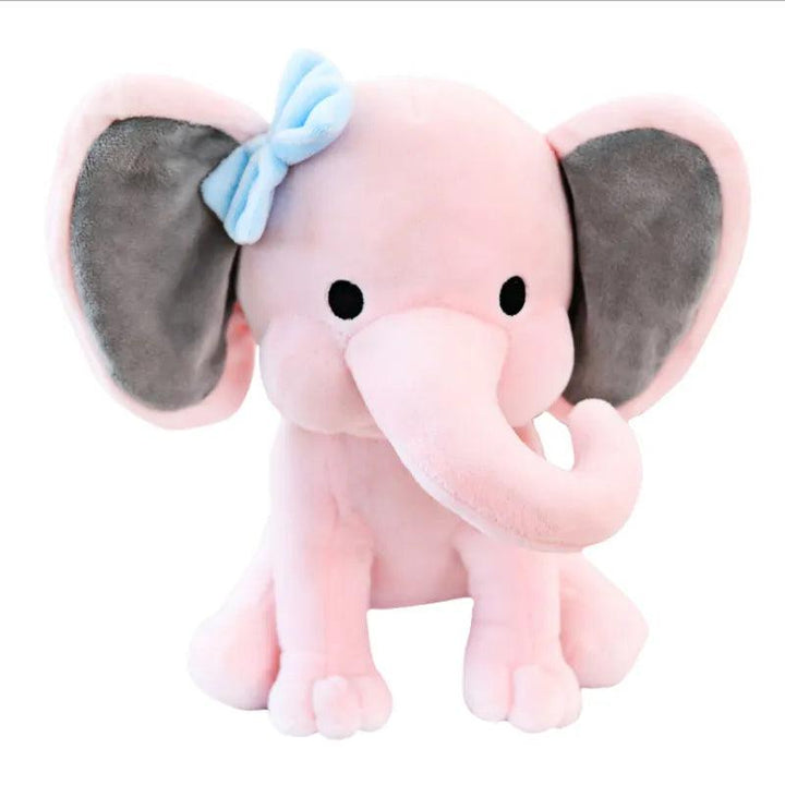 25cm Cute Elephant Plush Toys Cartoon Sleeping Stuffed Pillow Doll Soft Cushion Bolster Birthday Gift For Kids Plushie Blue - Brand My Case
