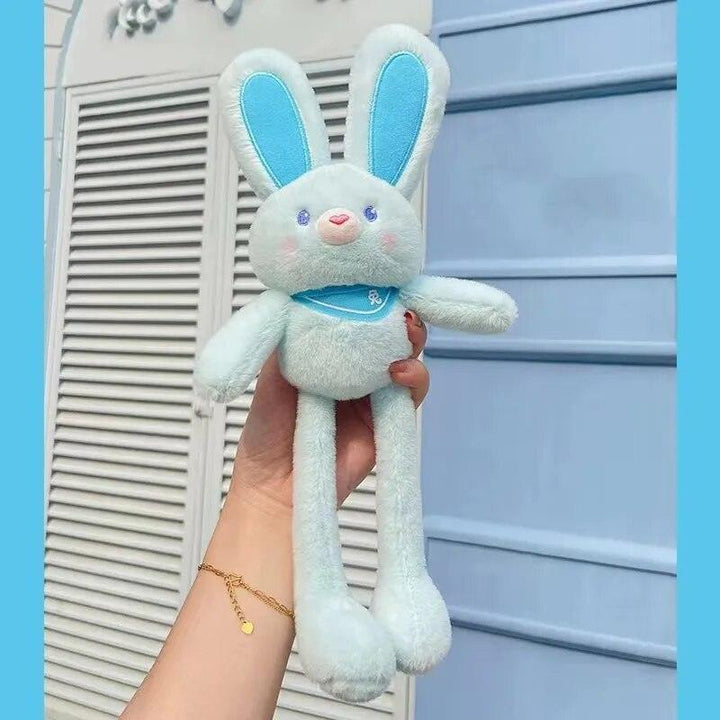 28cm Pulling Ears Rabbit Plush Toy Baby Toys Soft Bunny Doll Children Toys Gifts for Girls Keychain Plushies Toys for Children - Brand My Case