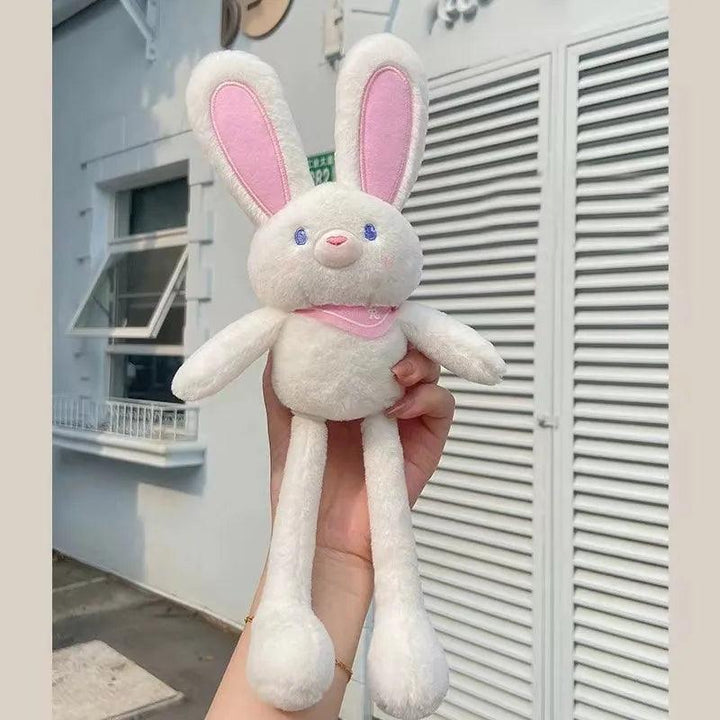 28cm Pulling Ears Rabbit Plush Toy Baby Toys Soft Bunny Doll Children Toys Gifts for Girls Keychain Plushies Toys for Children - Brand My Case