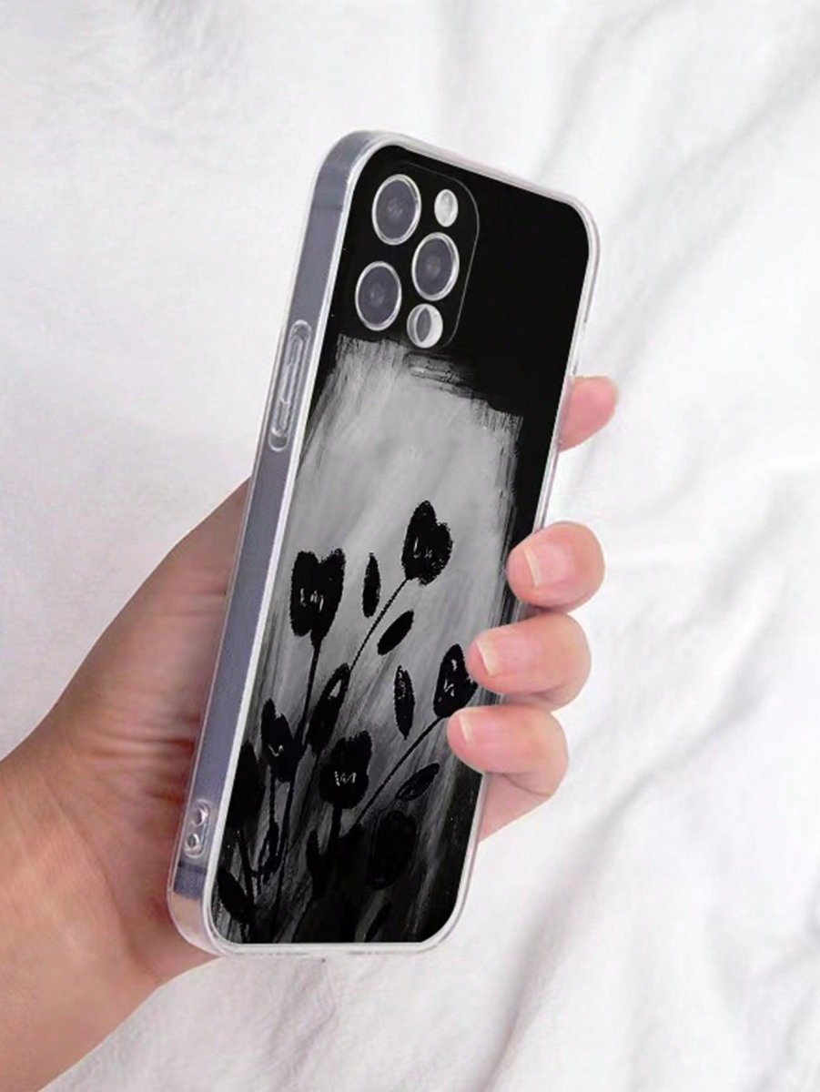 2pcs Cartoon Cat Flower Pattern Phone Case - Brand My Case