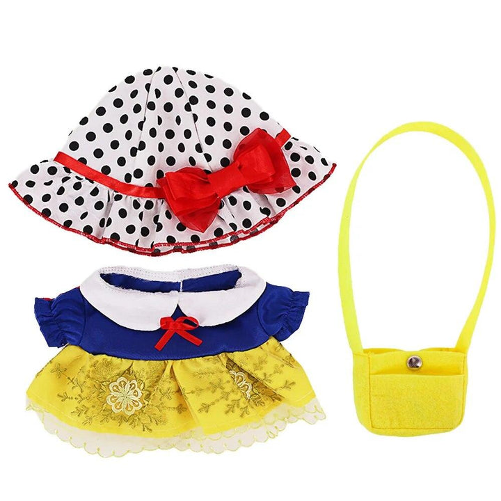3 Pcs/ Set Dress + Hat + Bag for 30Cm Yellow Duck Doll Clothes lalafanfan Accessories Kawaii Suit Animal Plush Stuffed Toy,Gifts - Brand My Case