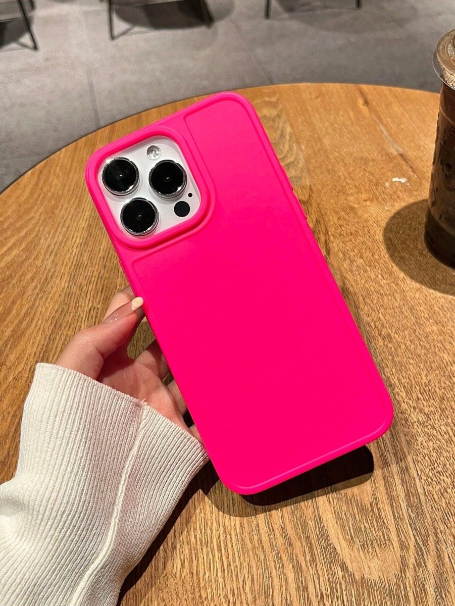 3 Qty Hot Pink Solid Color Phone Case - Brand My Case
