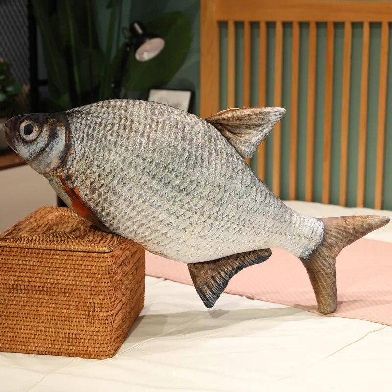30-100cm Simulation Funny Fish Plush Toys Stuffed Soft Animal Carp Plush Pillow Creative Sleep Cushion for Kids Girls Xmas Gift - Brand My Case