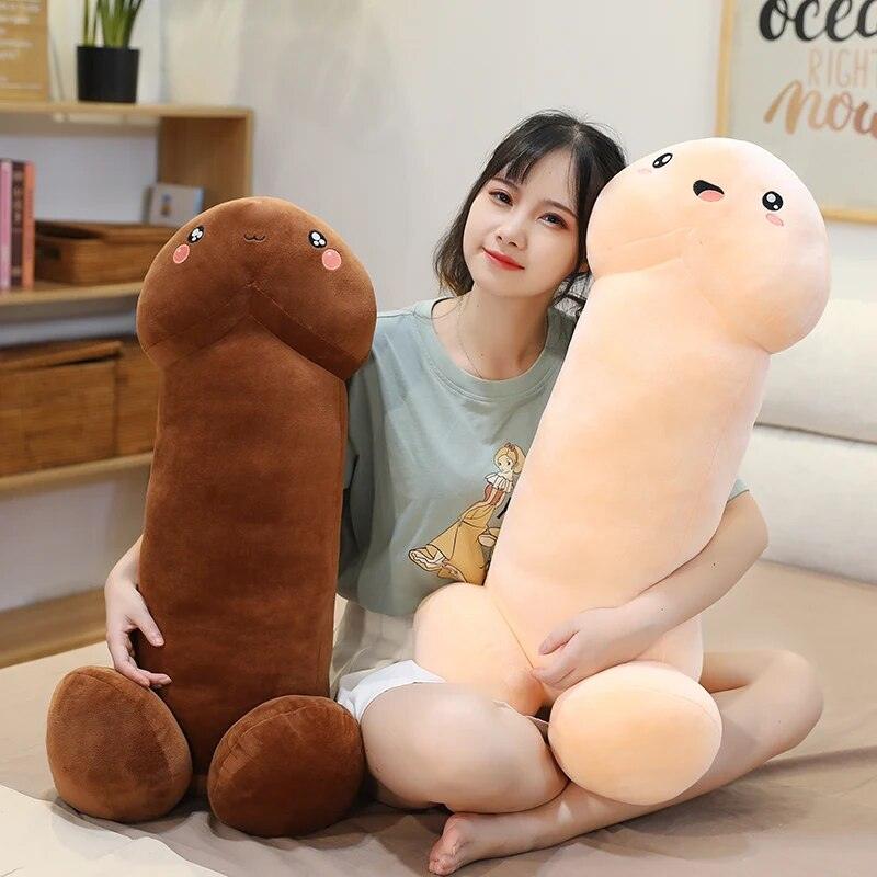 30-110cm Long Pillow Lifelike PP Plush Toy Stuffed Trick Doll Real-life PP Plush Pillow Cute Toy Gift For Lovers - Brand My Case