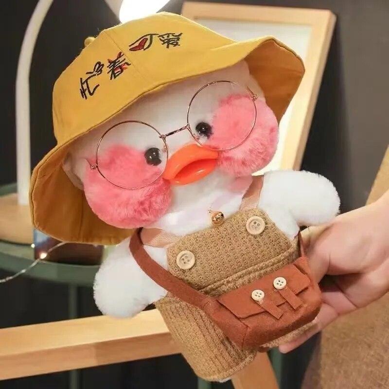 30cm Korean Netred Wearing Hyaluronic Acid Little Yellow Duck Doll Ducks Lalafanfan Ducks Plush soft Toys Ducks Doll Birthday Gi - Brand My Case