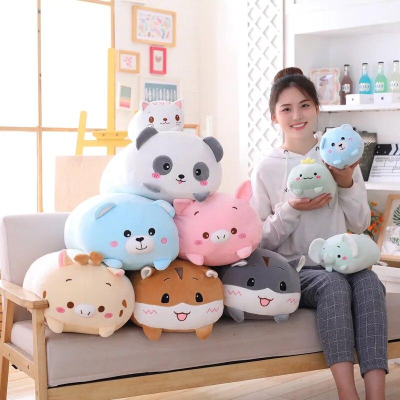 30CM Soft Animal Cartoon Pillow Cushion Cute Fat Dog Cat Totoro Penguin Pig Frog Plush Toy Stuffed Lovely kids Birthyday Gift - Brand My Case