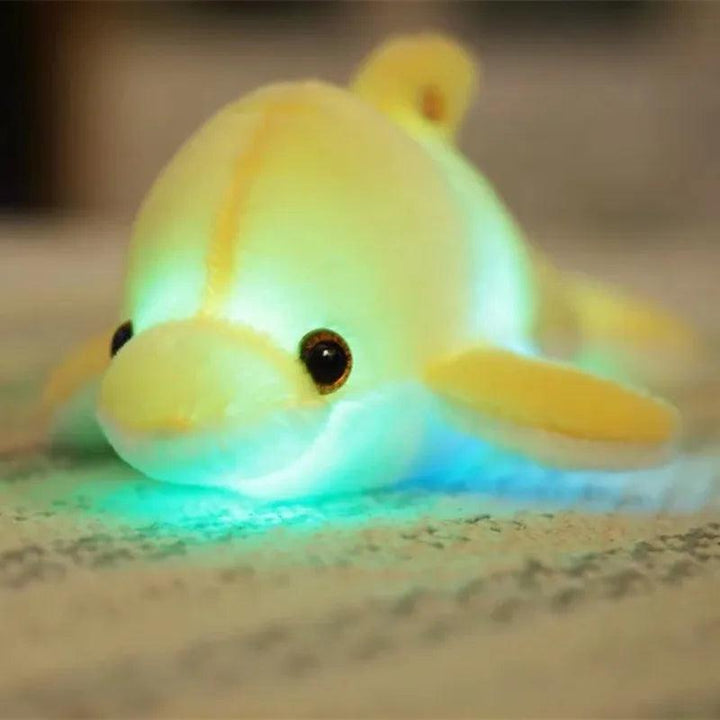 32cm Kawaii Colorful Glowing Dolphin Plush Toy - Brand My Case