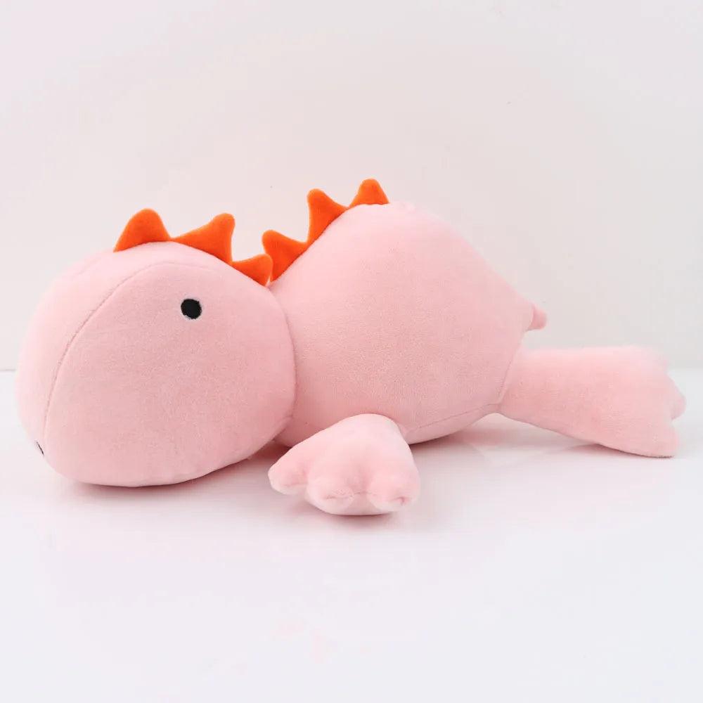 38-60cm Big Dinosaur Weighted Plush Toy Cartoon Stuffed Animals Pillow Soft Toys Baby Companion Birthday Gift For Children Girls - Brand My Case