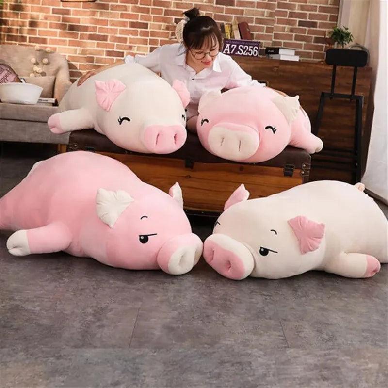 38~110cm Lying Plush Piggy Toy - Brand My Case