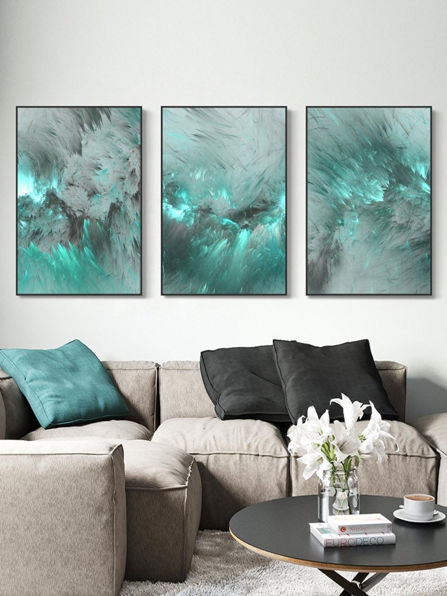 3pcs Abstract Pattern Unframed Painting - Brand My Case