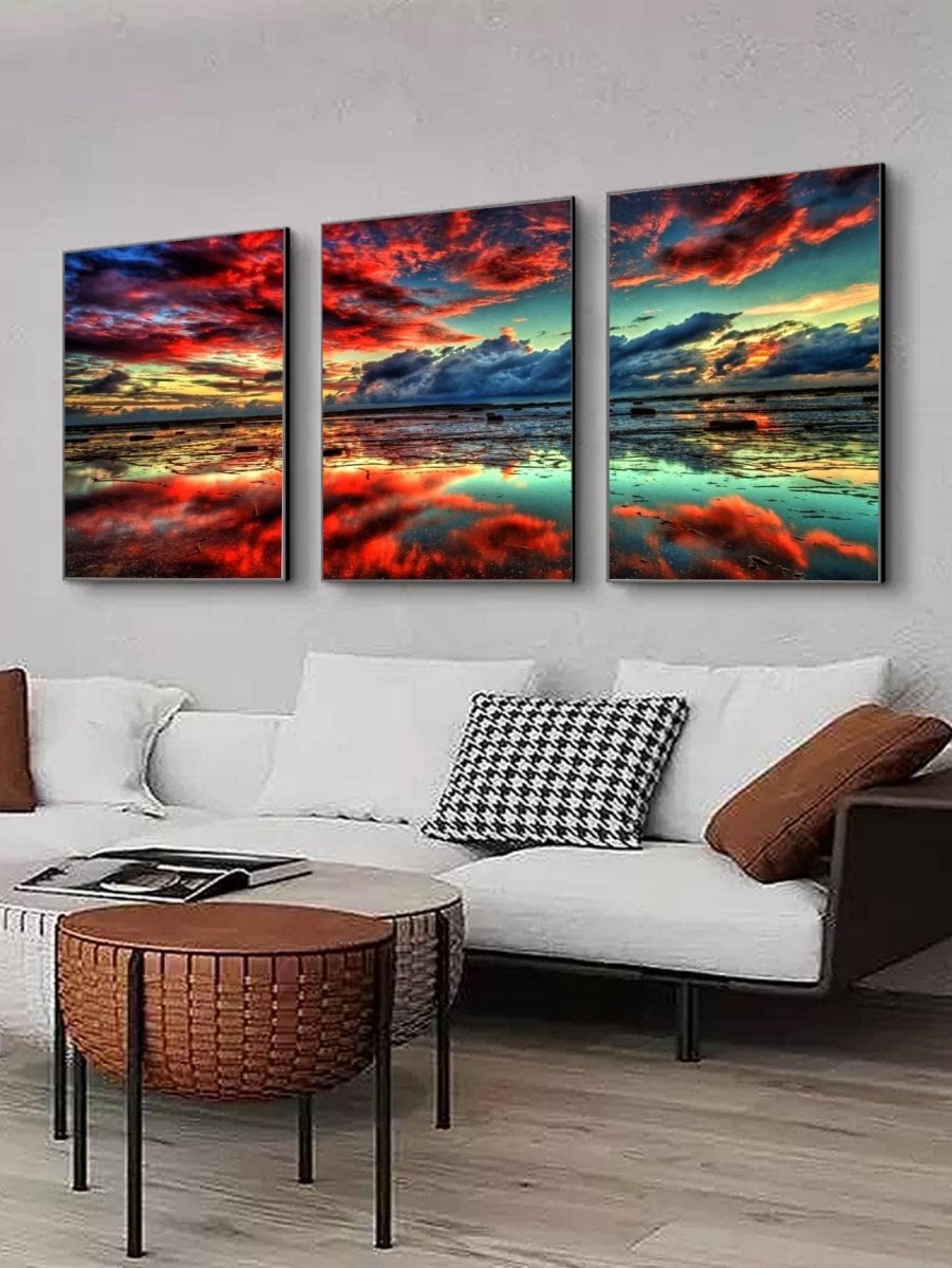 3pcs Abstract Pattern Unframed Painting - Brand My Case