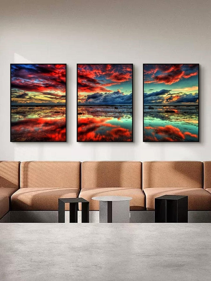 3pcs Abstract Pattern Unframed Painting - Brand My Case