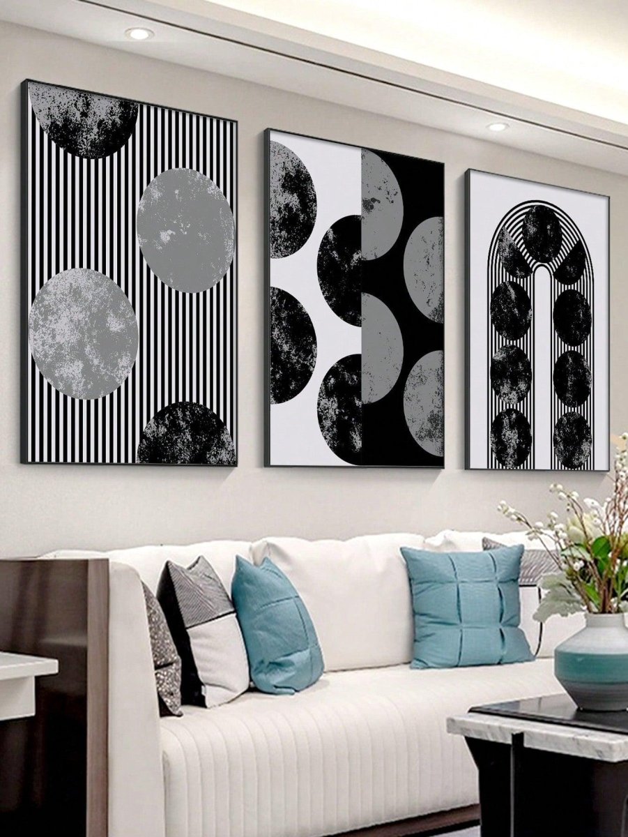 3pcs Abstract Pattern Unframed Painting - Brand My Case