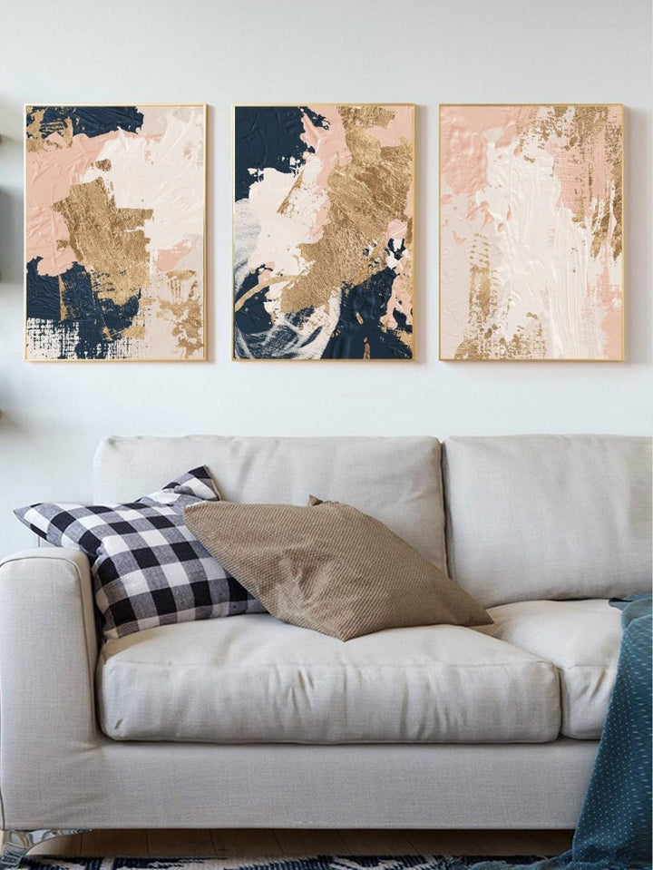 3pcs Abstract Pattern Unframed Painting - Brand My Case