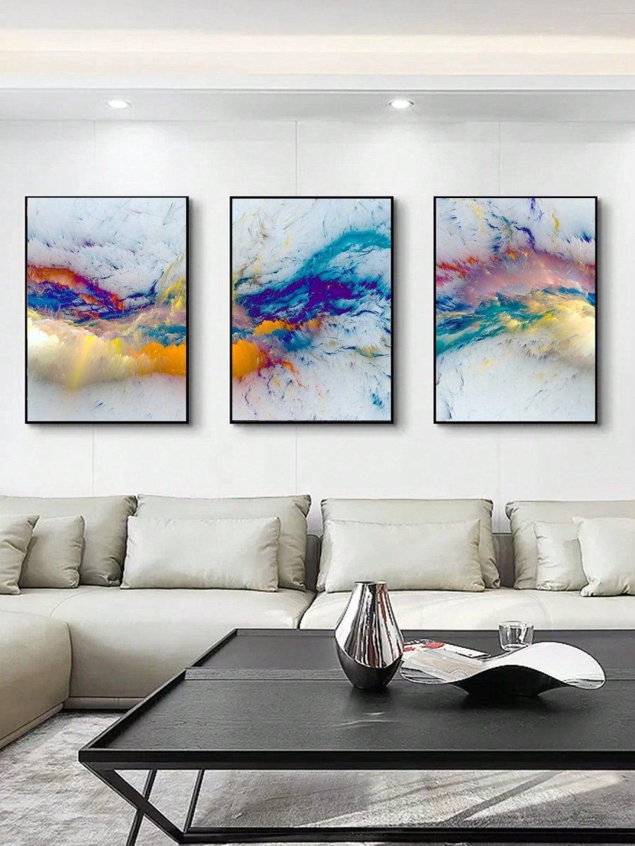 3pcs Abstract Pattern Unframed Painting - Brand My Case