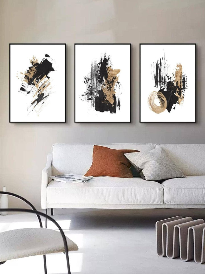 3pcs Abstract Pattern Unframed Painting - Brand My Case